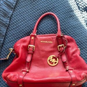 Michael Kors red purse
